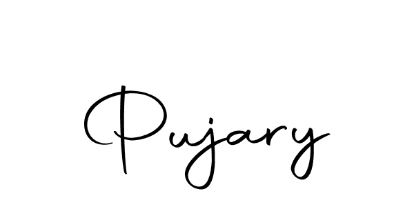 Also we have Pujary name is the best signature style. Create professional handwritten signature collection using Autography-DOLnW autograph style. Pujary signature style 10 images and pictures png
