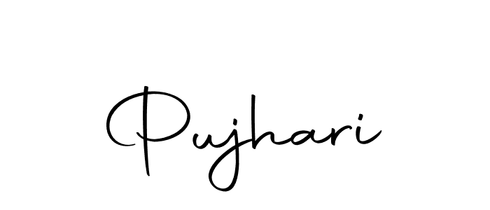 How to make Pujhari name signature. Use Autography-DOLnW style for creating short signs online. This is the latest handwritten sign. Pujhari signature style 10 images and pictures png