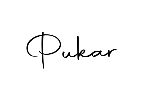 Design your own signature with our free online signature maker. With this signature software, you can create a handwritten (Autography-DOLnW) signature for name Pukar. Pukar signature style 10 images and pictures png