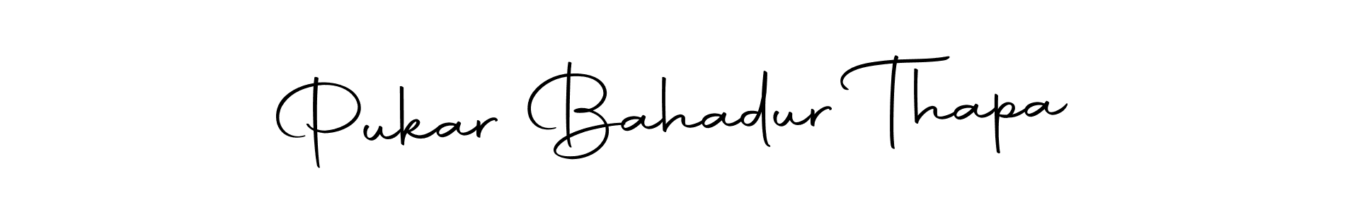It looks lik you need a new signature style for name Pukar Bahadur Thapa. Design unique handwritten (Autography-DOLnW) signature with our free signature maker in just a few clicks. Pukar Bahadur Thapa signature style 10 images and pictures png