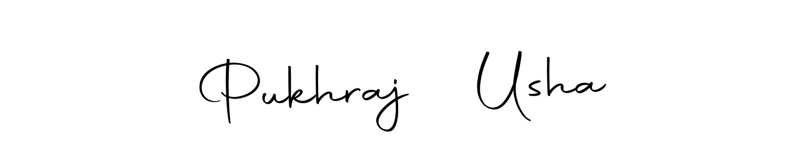 Use a signature maker to create a handwritten signature online. With this signature software, you can design (Autography-DOLnW) your own signature for name Pukhraj ❣ Usha. Pukhraj ❣ Usha signature style 10 images and pictures png