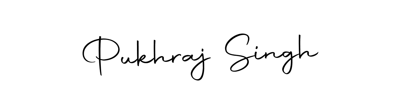 How to make Pukhraj Singh name signature. Use Autography-DOLnW style for creating short signs online. This is the latest handwritten sign. Pukhraj Singh signature style 10 images and pictures png