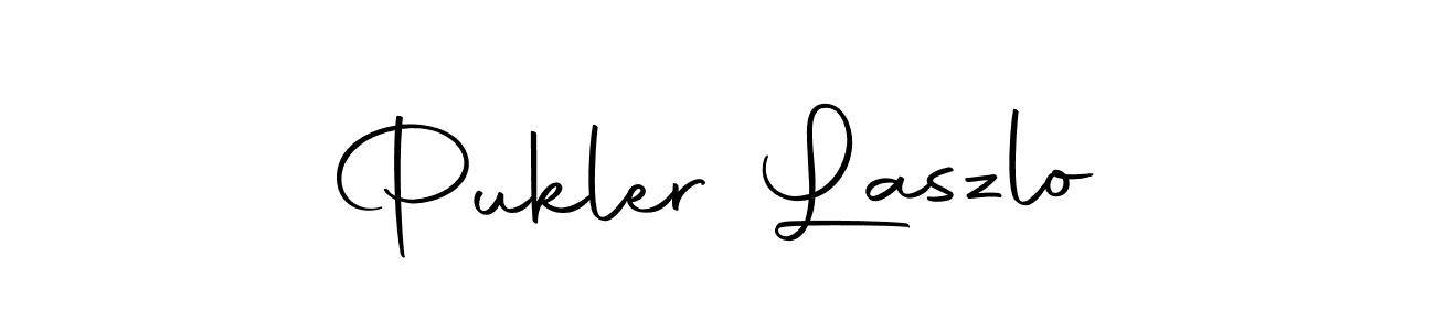 Pukler Laszlo stylish signature style. Best Handwritten Sign (Autography-DOLnW) for my name. Handwritten Signature Collection Ideas for my name Pukler Laszlo. Pukler Laszlo signature style 10 images and pictures png