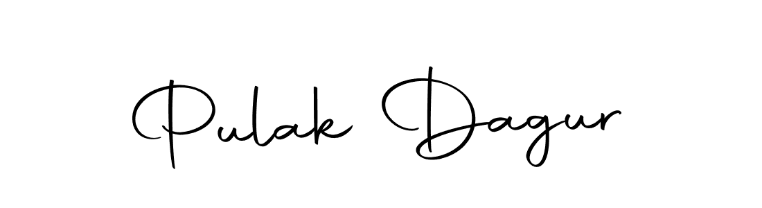 How to make Pulak Dagur name signature. Use Autography-DOLnW style for creating short signs online. This is the latest handwritten sign. Pulak Dagur signature style 10 images and pictures png