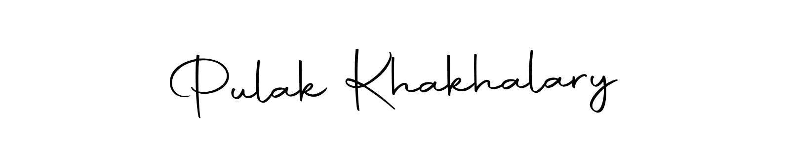 This is the best signature style for the Pulak Khakhalary name. Also you like these signature font (Autography-DOLnW). Mix name signature. Pulak Khakhalary signature style 10 images and pictures png