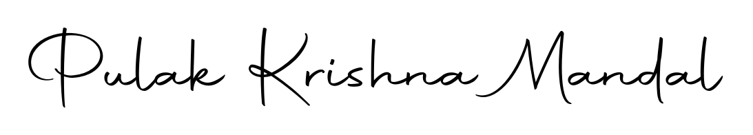 You should practise on your own different ways (Autography-DOLnW) to write your name (Pulak Krishna Mandal) in signature. Don't let someone else do it for you. Pulak Krishna Mandal signature style 10 images and pictures png