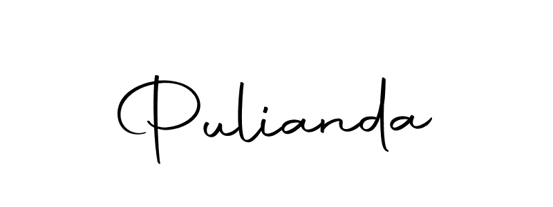 Pulianda stylish signature style. Best Handwritten Sign (Autography-DOLnW) for my name. Handwritten Signature Collection Ideas for my name Pulianda. Pulianda signature style 10 images and pictures png