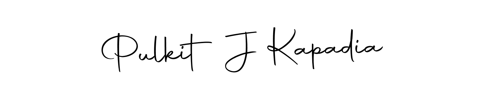 Use a signature maker to create a handwritten signature online. With this signature software, you can design (Autography-DOLnW) your own signature for name Pulkit J Kapadia. Pulkit J Kapadia signature style 10 images and pictures png