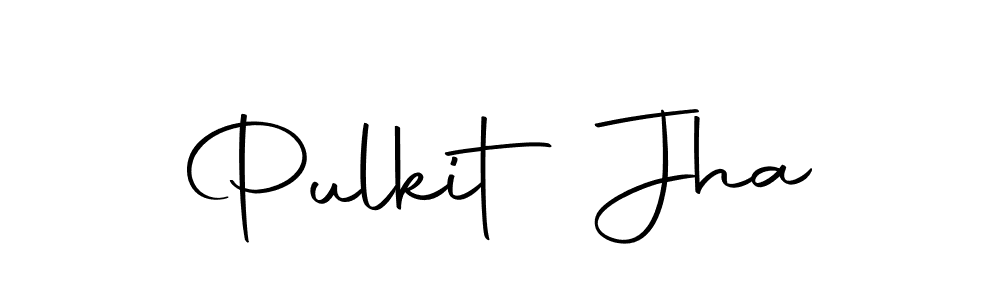 Make a beautiful signature design for name Pulkit Jha. Use this online signature maker to create a handwritten signature for free. Pulkit Jha signature style 10 images and pictures png