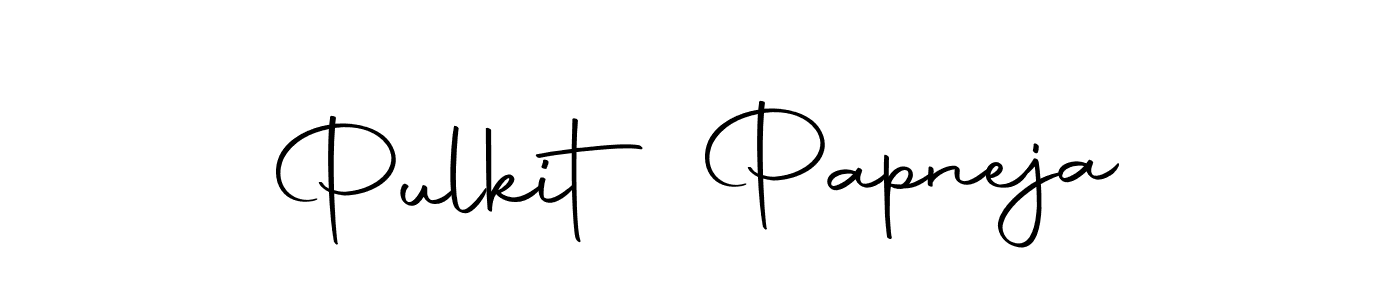 You can use this online signature creator to create a handwritten signature for the name Pulkit Papneja. This is the best online autograph maker. Pulkit Papneja signature style 10 images and pictures png