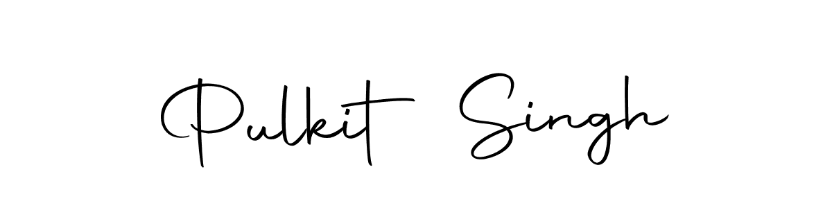 Create a beautiful signature design for name Pulkit Singh. With this signature (Autography-DOLnW) fonts, you can make a handwritten signature for free. Pulkit Singh signature style 10 images and pictures png