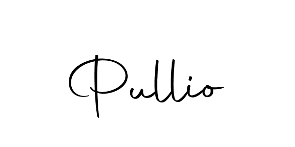 How to make Pullio name signature. Use Autography-DOLnW style for creating short signs online. This is the latest handwritten sign. Pullio signature style 10 images and pictures png