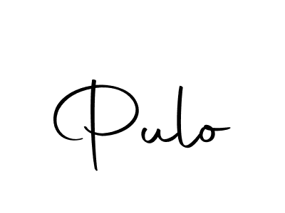 How to make Pulo signature? Autography-DOLnW is a professional autograph style. Create handwritten signature for Pulo name. Pulo signature style 10 images and pictures png