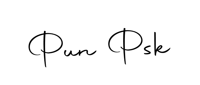 It looks lik you need a new signature style for name Pun Psk. Design unique handwritten (Autography-DOLnW) signature with our free signature maker in just a few clicks. Pun Psk signature style 10 images and pictures png