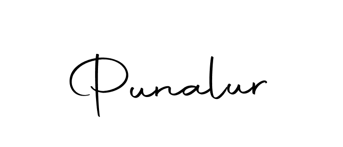 You should practise on your own different ways (Autography-DOLnW) to write your name (Punalur) in signature. don't let someone else do it for you. Punalur signature style 10 images and pictures png