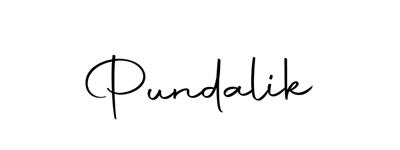 How to make Pundalik name signature. Use Autography-DOLnW style for creating short signs online. This is the latest handwritten sign. Pundalik signature style 10 images and pictures png