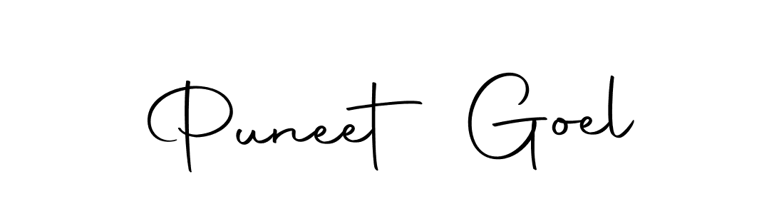 Create a beautiful signature design for name Puneet Goel. With this signature (Autography-DOLnW) fonts, you can make a handwritten signature for free. Puneet Goel signature style 10 images and pictures png