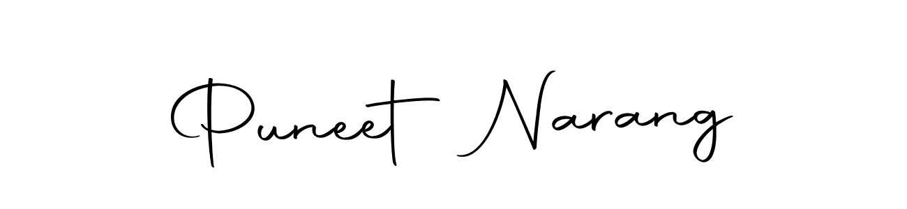 Create a beautiful signature design for name Puneet Narang. With this signature (Autography-DOLnW) fonts, you can make a handwritten signature for free. Puneet Narang signature style 10 images and pictures png