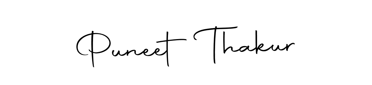 Use a signature maker to create a handwritten signature online. With this signature software, you can design (Autography-DOLnW) your own signature for name Puneet Thakur. Puneet Thakur signature style 10 images and pictures png