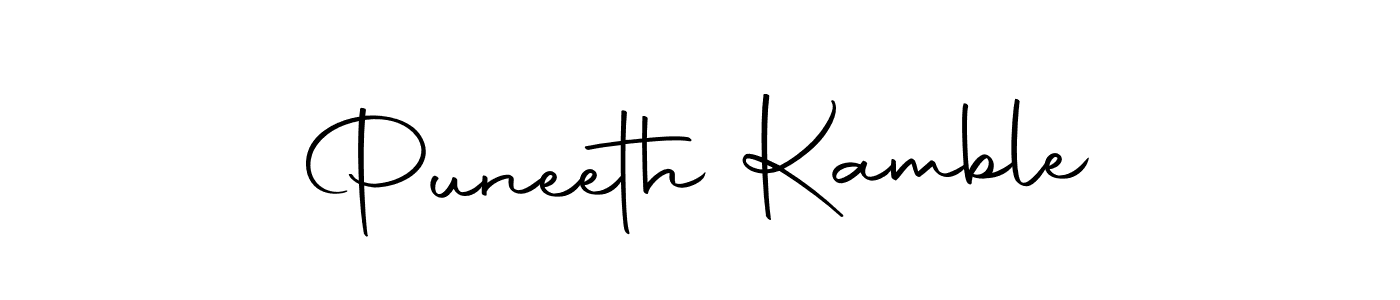 Make a beautiful signature design for name Puneeth Kamble. Use this online signature maker to create a handwritten signature for free. Puneeth Kamble signature style 10 images and pictures png