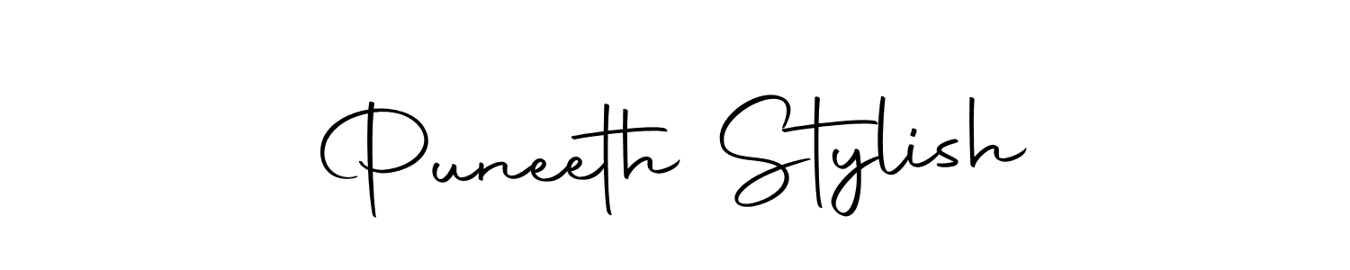 You can use this online signature creator to create a handwritten signature for the name Puneeth Stylish. This is the best online autograph maker. Puneeth Stylish signature style 10 images and pictures png