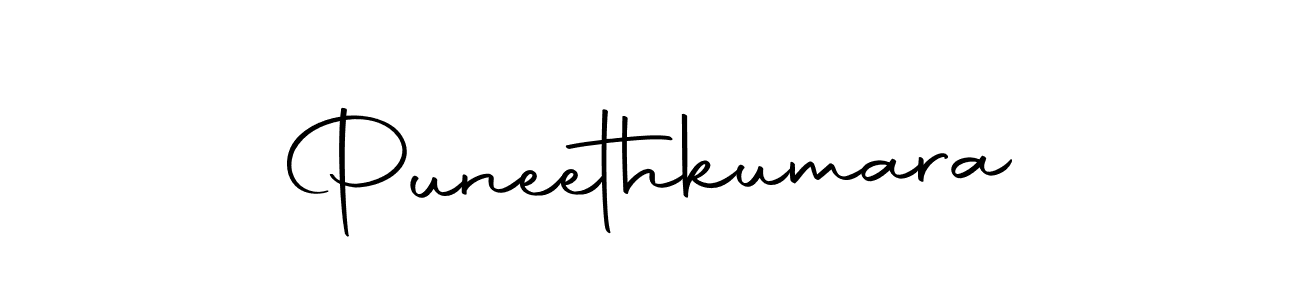 Make a beautiful signature design for name Puneethkumara. Use this online signature maker to create a handwritten signature for free. Puneethkumara signature style 10 images and pictures png