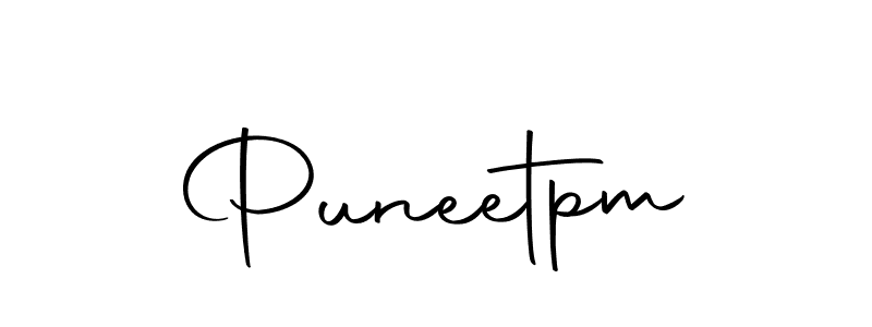 Create a beautiful signature design for name Puneetpm. With this signature (Autography-DOLnW) fonts, you can make a handwritten signature for free. Puneetpm signature style 10 images and pictures png