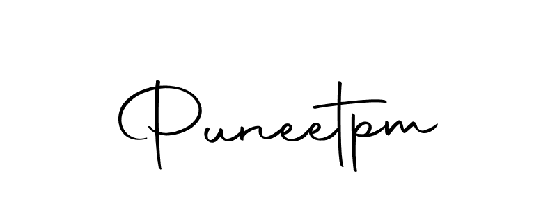 Create a beautiful signature design for name Puneetpm. With this signature (Autography-DOLnW) fonts, you can make a handwritten signature for free. Puneetpm signature style 10 images and pictures png