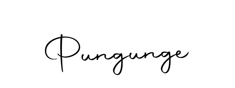 Make a beautiful signature design for name Pungunge. With this signature (Autography-DOLnW) style, you can create a handwritten signature for free. Pungunge signature style 10 images and pictures png