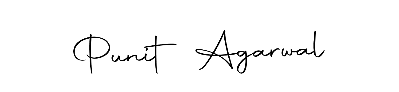 Create a beautiful signature design for name Punit Agarwal. With this signature (Autography-DOLnW) fonts, you can make a handwritten signature for free. Punit Agarwal signature style 10 images and pictures png