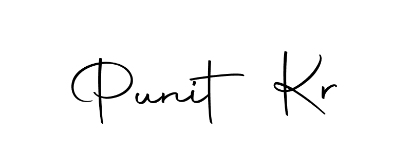 Make a beautiful signature design for name Punit Kr. With this signature (Autography-DOLnW) style, you can create a handwritten signature for free. Punit Kr signature style 10 images and pictures png