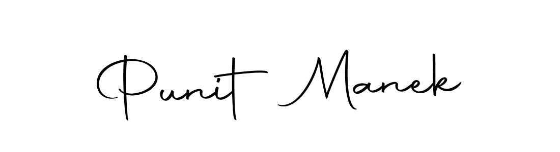 Design your own signature with our free online signature maker. With this signature software, you can create a handwritten (Autography-DOLnW) signature for name Punit Manek. Punit Manek signature style 10 images and pictures png