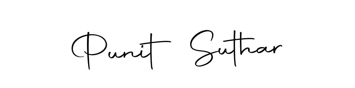 The best way (Autography-DOLnW) to make a short signature is to pick only two or three words in your name. The name Punit Suthar include a total of six letters. For converting this name. Punit Suthar signature style 10 images and pictures png