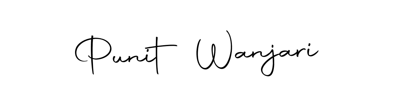 The best way (Autography-DOLnW) to make a short signature is to pick only two or three words in your name. The name Punit Wanjari include a total of six letters. For converting this name. Punit Wanjari signature style 10 images and pictures png