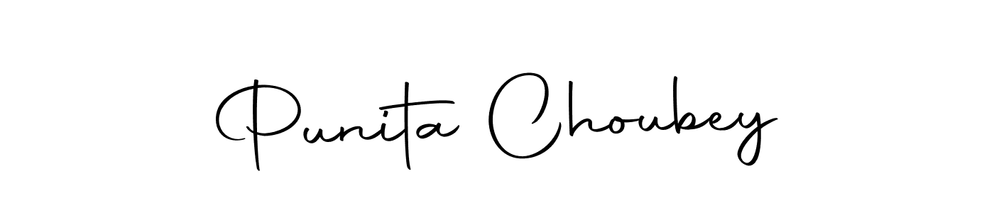 Punita Choubey stylish signature style. Best Handwritten Sign (Autography-DOLnW) for my name. Handwritten Signature Collection Ideas for my name Punita Choubey. Punita Choubey signature style 10 images and pictures png
