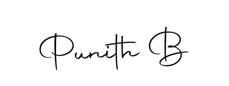 Also we have Punith B name is the best signature style. Create professional handwritten signature collection using Autography-DOLnW autograph style. Punith B signature style 10 images and pictures png