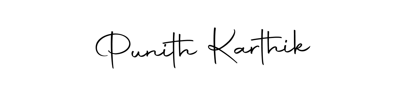 Autography-DOLnW is a professional signature style that is perfect for those who want to add a touch of class to their signature. It is also a great choice for those who want to make their signature more unique. Get Punith Karthik name to fancy signature for free. Punith Karthik signature style 10 images and pictures png