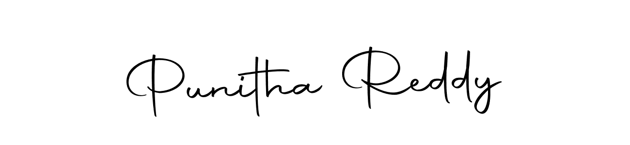 The best way (Autography-DOLnW) to make a short signature is to pick only two or three words in your name. The name Punitha Reddy include a total of six letters. For converting this name. Punitha Reddy signature style 10 images and pictures png