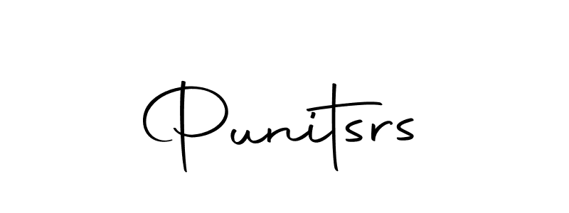 Use a signature maker to create a handwritten signature online. With this signature software, you can design (Autography-DOLnW) your own signature for name Punitsrs. Punitsrs signature style 10 images and pictures png