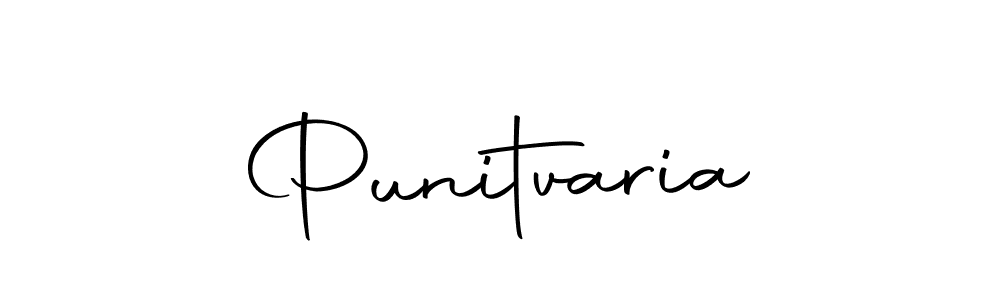 You can use this online signature creator to create a handwritten signature for the name Punitvaria. This is the best online autograph maker. Punitvaria signature style 10 images and pictures png