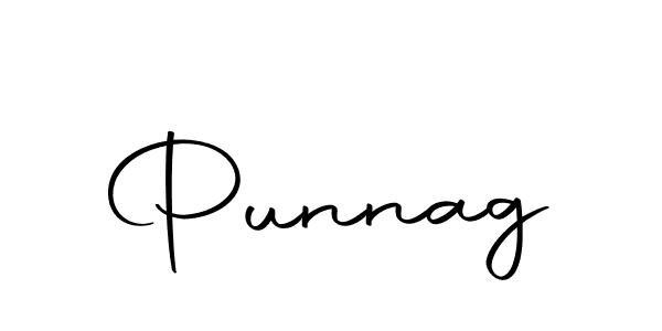 Make a beautiful signature design for name Punnag. With this signature (Autography-DOLnW) style, you can create a handwritten signature for free. Punnag signature style 10 images and pictures png