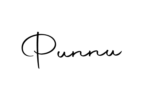 Make a beautiful signature design for name Punnu. With this signature (Autography-DOLnW) style, you can create a handwritten signature for free. Punnu signature style 10 images and pictures png