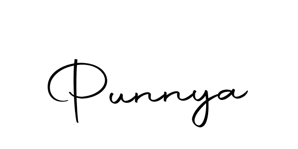 The best way (Autography-DOLnW) to make a short signature is to pick only two or three words in your name. The name Punnya include a total of six letters. For converting this name. Punnya signature style 10 images and pictures png