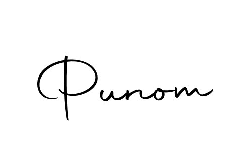 The best way (Autography-DOLnW) to make a short signature is to pick only two or three words in your name. The name Punom include a total of six letters. For converting this name. Punom signature style 10 images and pictures png