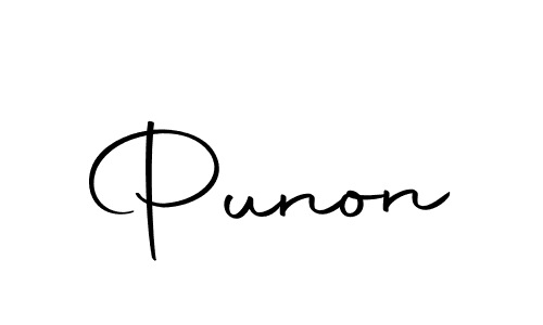 Similarly Autography-DOLnW is the best handwritten signature design. Signature creator online .You can use it as an online autograph creator for name Punon. Punon signature style 10 images and pictures png
