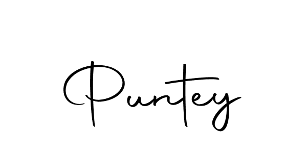 Puntey stylish signature style. Best Handwritten Sign (Autography-DOLnW) for my name. Handwritten Signature Collection Ideas for my name Puntey. Puntey signature style 10 images and pictures png