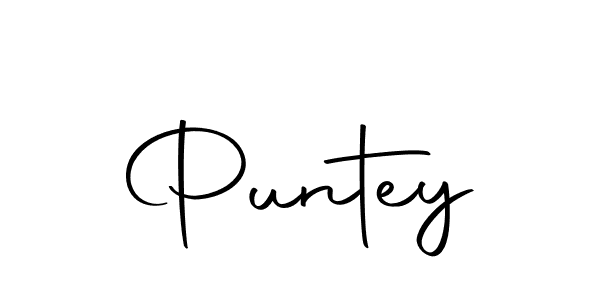 Puntey stylish signature style. Best Handwritten Sign (Autography-DOLnW) for my name. Handwritten Signature Collection Ideas for my name Puntey. Puntey signature style 10 images and pictures png