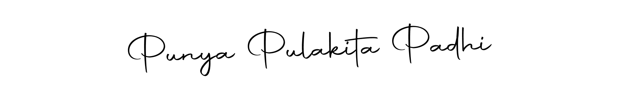 Punya Pulakita Padhi stylish signature style. Best Handwritten Sign (Autography-DOLnW) for my name. Handwritten Signature Collection Ideas for my name Punya Pulakita Padhi. Punya Pulakita Padhi signature style 10 images and pictures png