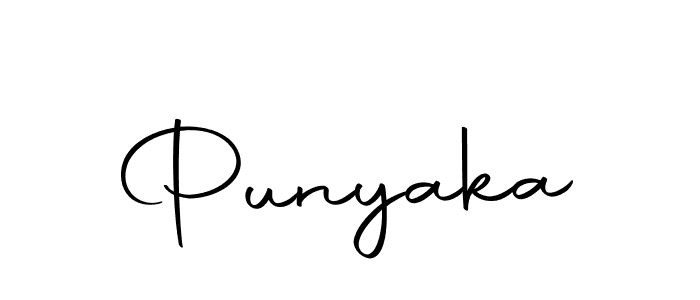 How to make Punyaka name signature. Use Autography-DOLnW style for creating short signs online. This is the latest handwritten sign. Punyaka signature style 10 images and pictures png
