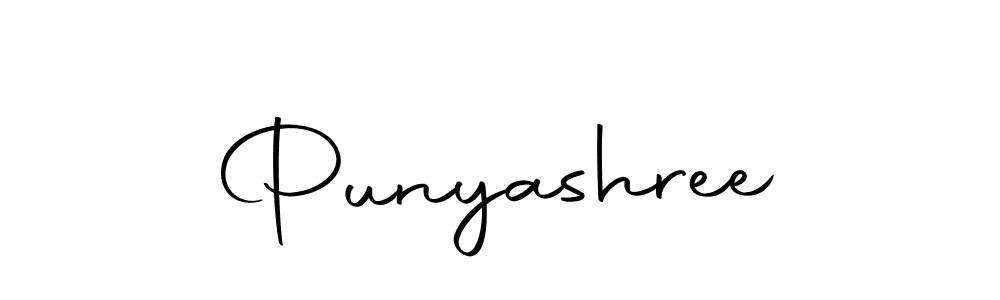 You should practise on your own different ways (Autography-DOLnW) to write your name (Punyashree) in signature. don't let someone else do it for you. Punyashree signature style 10 images and pictures png